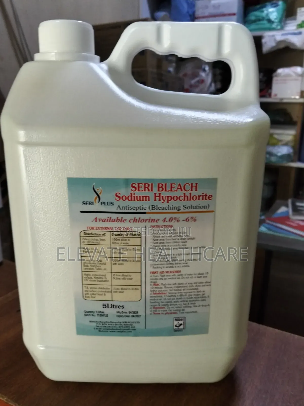 Sodium Hypochlorite (Jik)