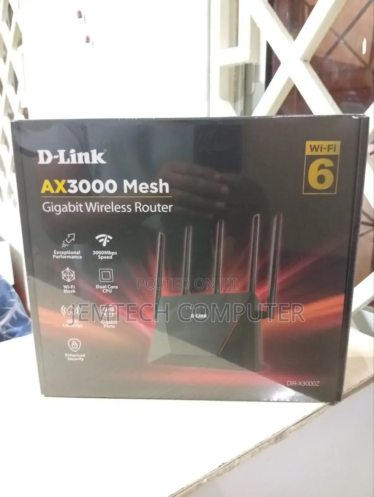 Dlink Dir-X3000z Ax3000 Dual Band Gigabit Wi-Fi 6