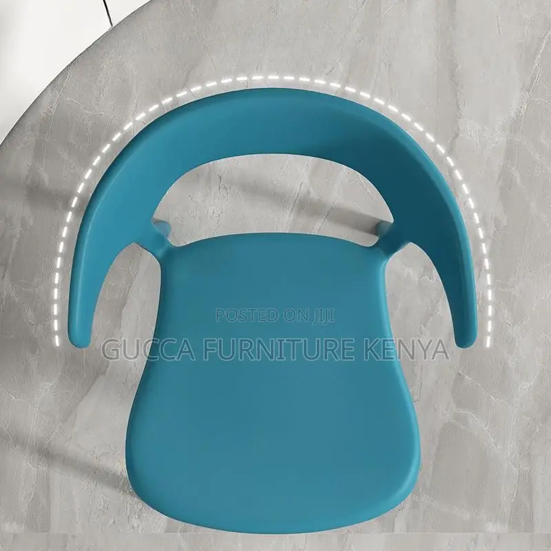 Dining Chair: Plastic Modern Dining Seat With Synthetic Legs