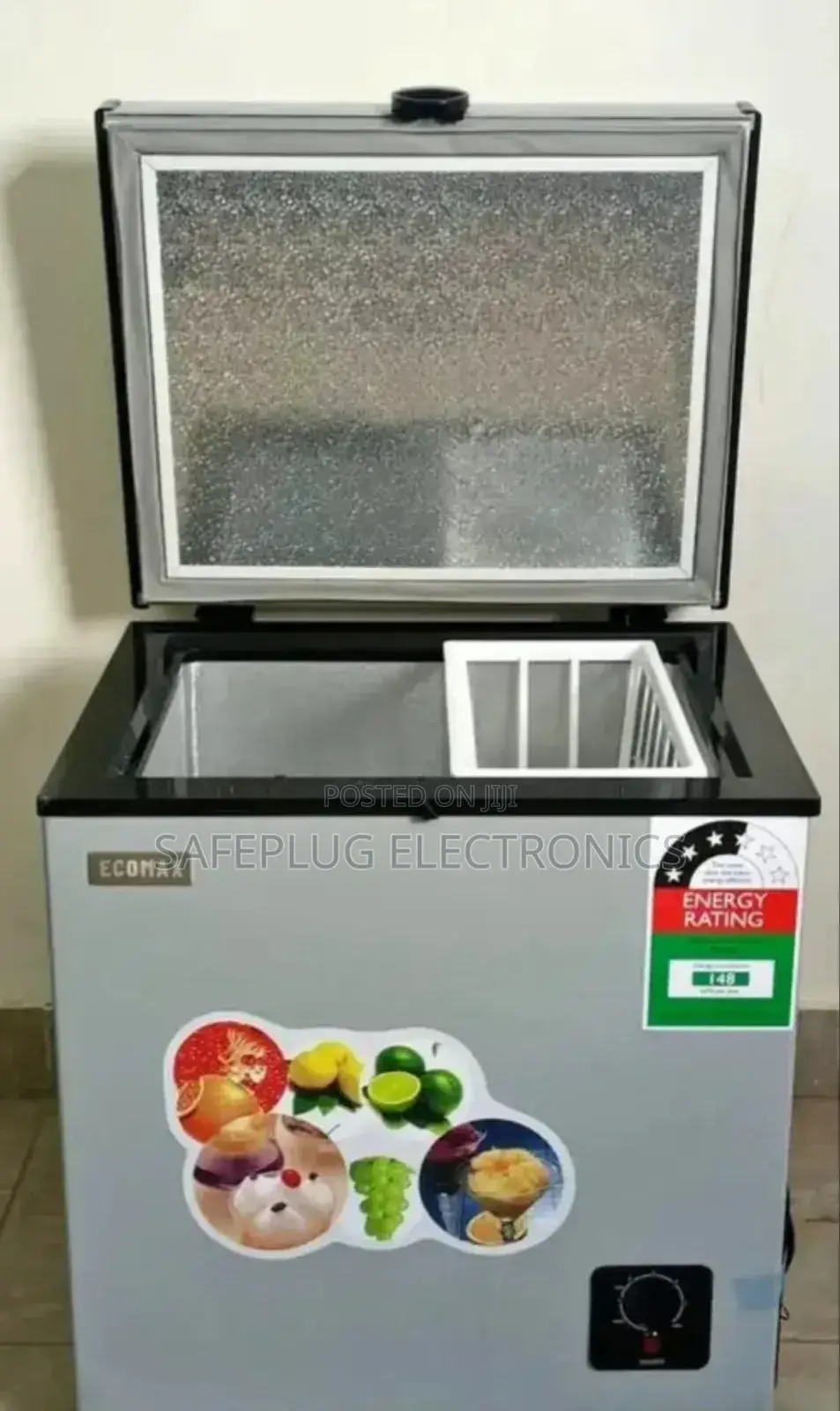 Deep Chest Freezer 60l, Ecomax; 1yr Warranty
