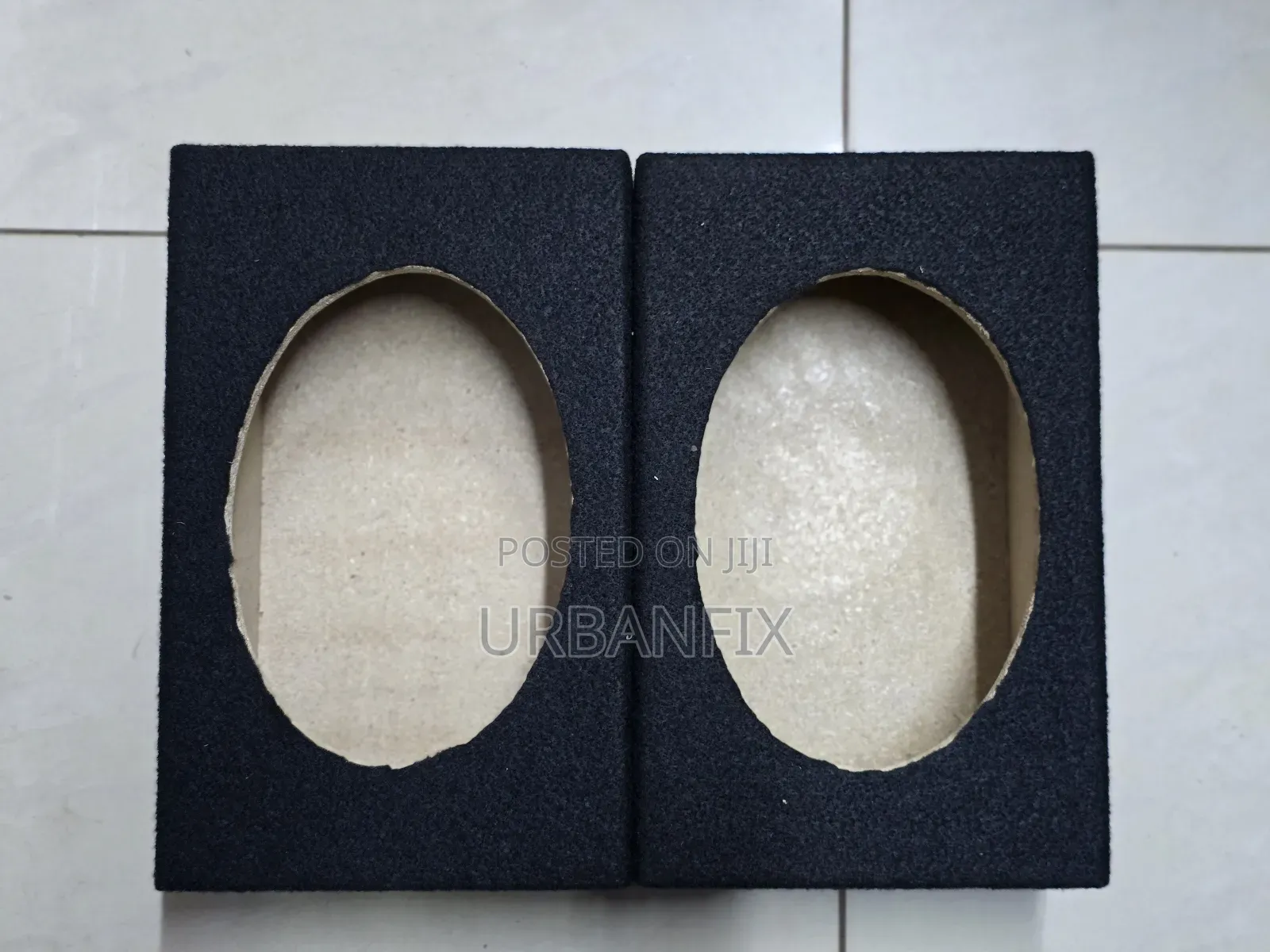 MDF Heavy-Duty 6 by 9 Oval Midrange Cabinets - A Pair