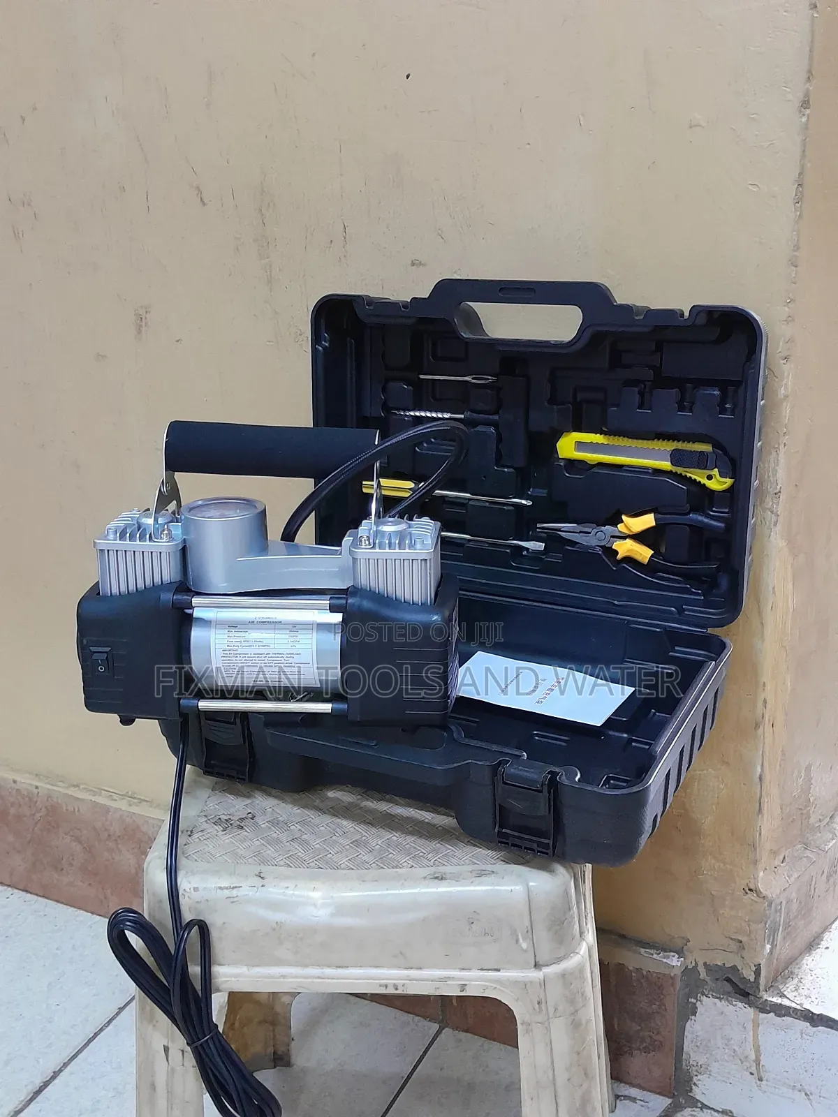 Cars Toyota Dc Air Compressor With Puncher Kit Set