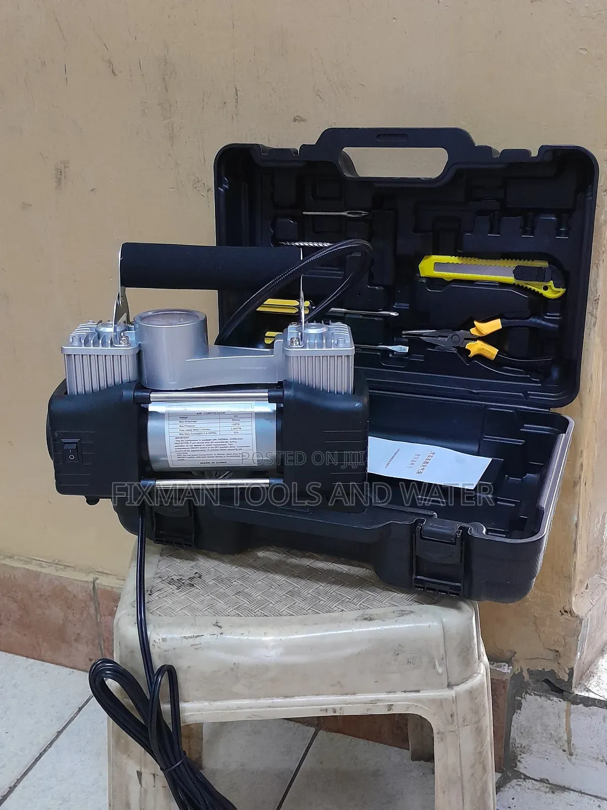 Multipurpose Portable Air Compressor With Accessories