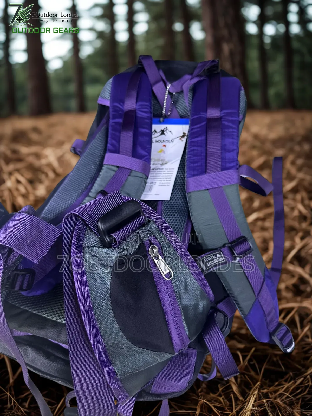 35l Hiking Bag Backpack (Purple)