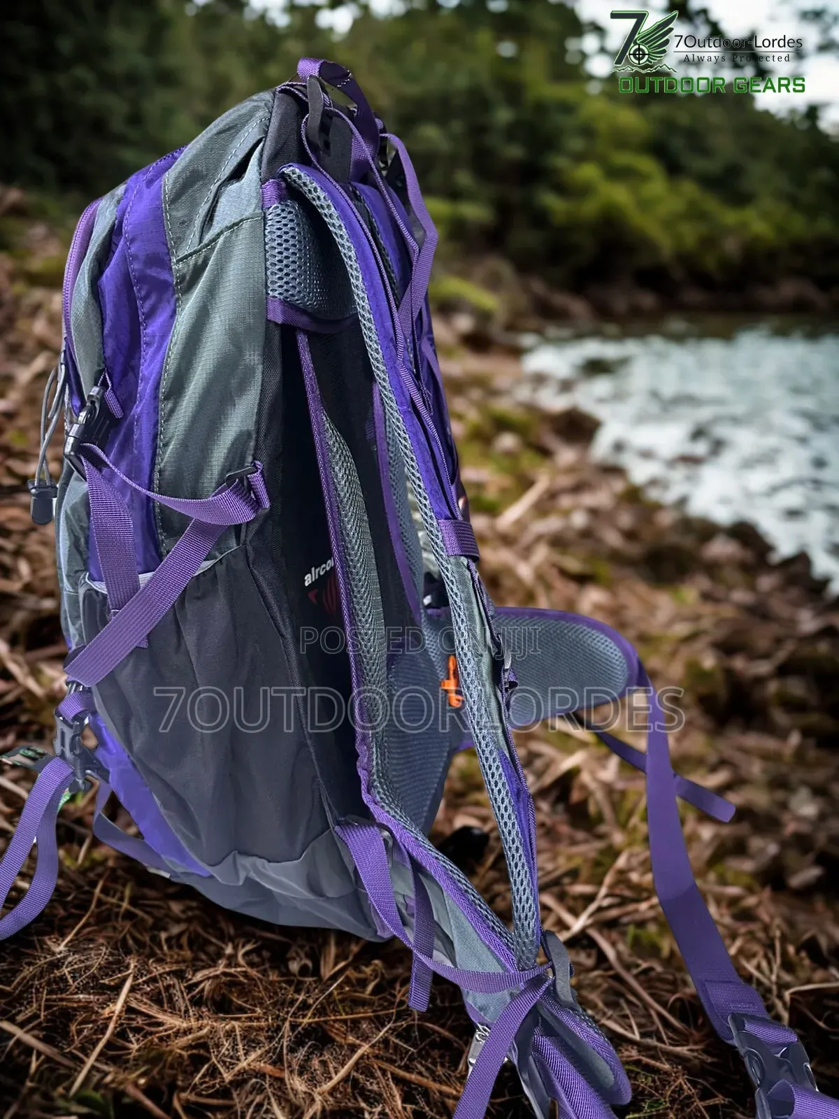 35l Hiking Bag Backpack (Purple)