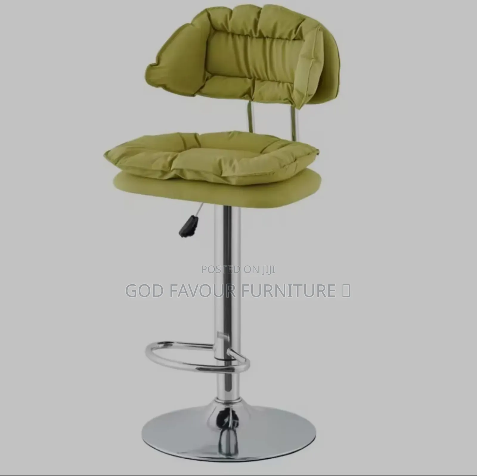 Unique Comfy Padded Bar Stool With Metal Base Hg6tf