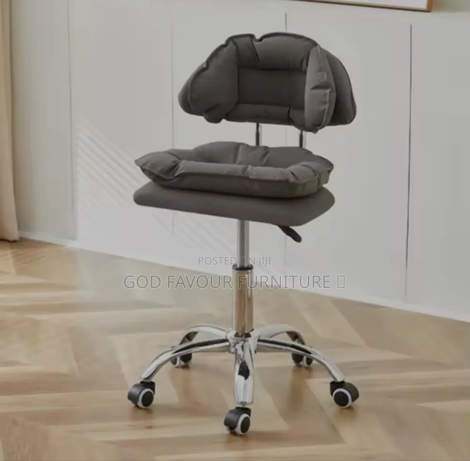 Swivel Adjustable Height Gray Bar Stool Ytf4wa