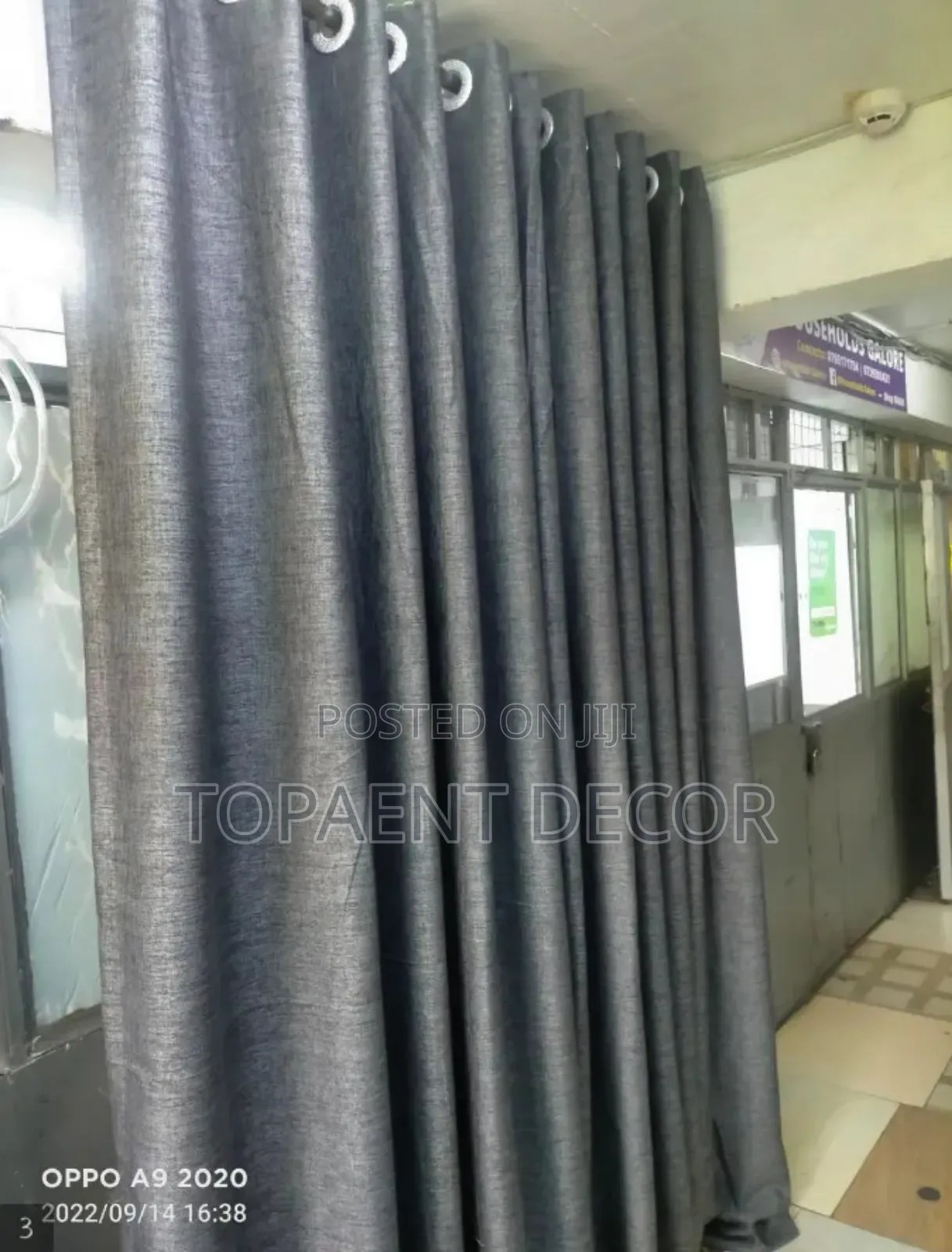 Grey Sleek and Simple Stylish Window and Door Curtains