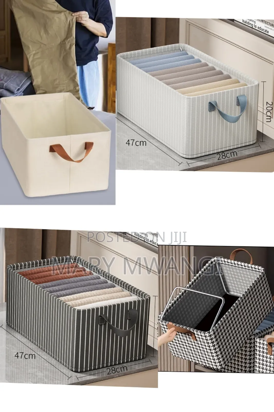 Closet Organizer/ Jeans Organizer With Steel Stands