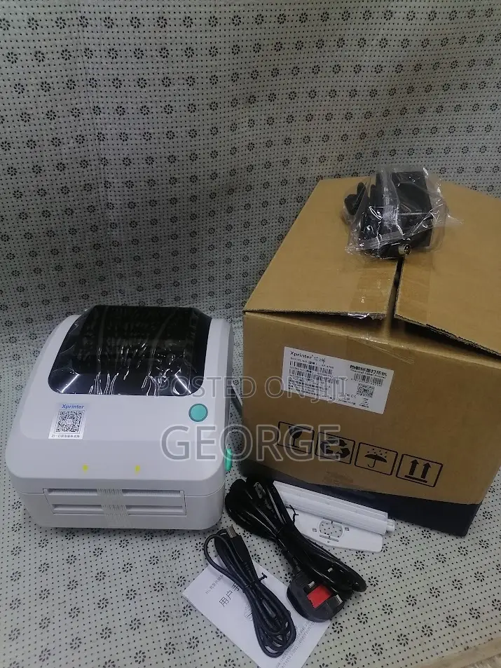New Xp-470b 4 Inch 20mm To 118mm Label Barcode Printer