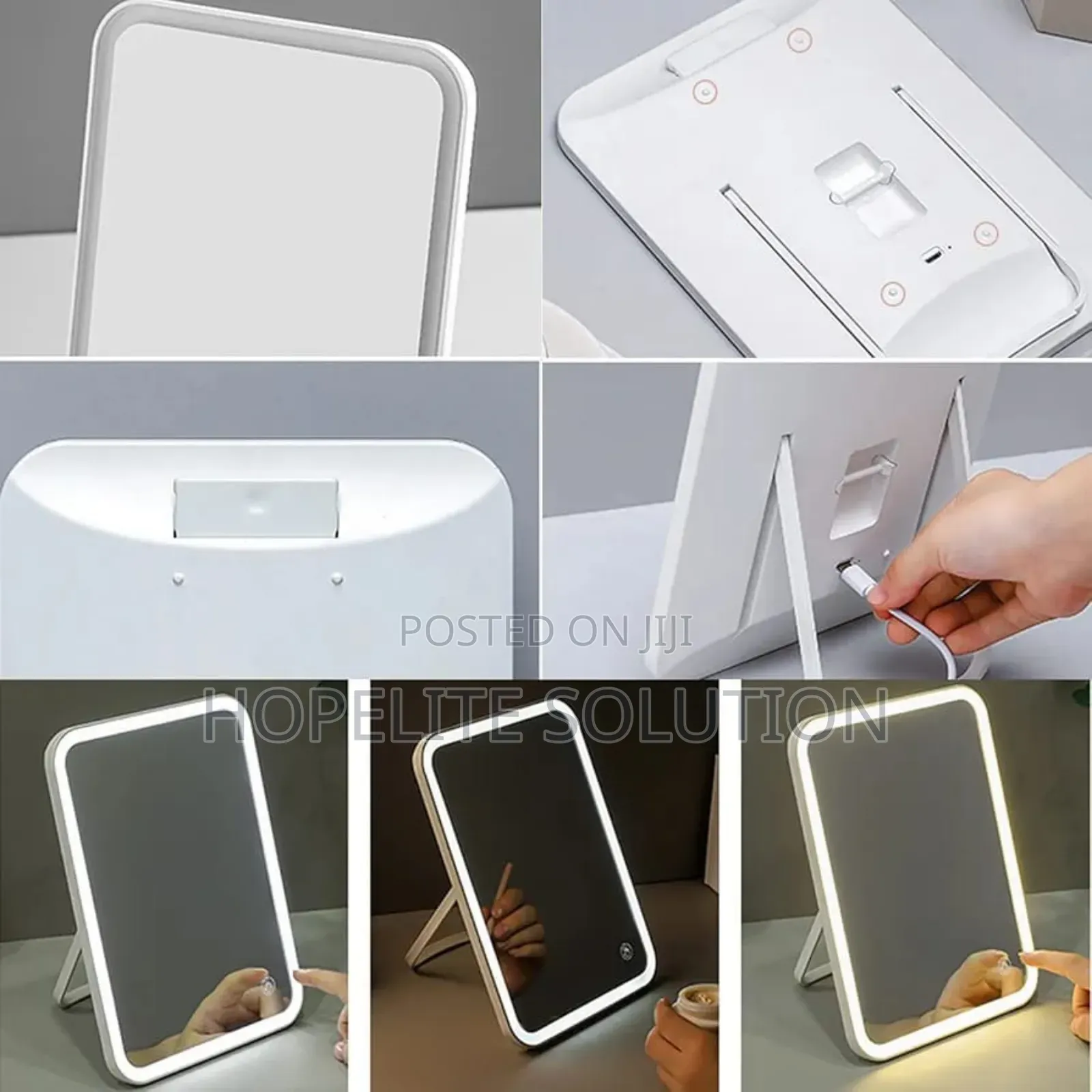 Rechargeable Make Up Travel Mirror