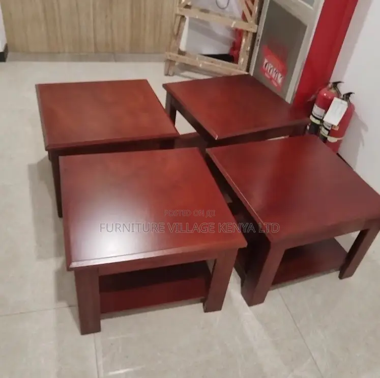 Office Table:Executive Urban-Style Square Coffee Table