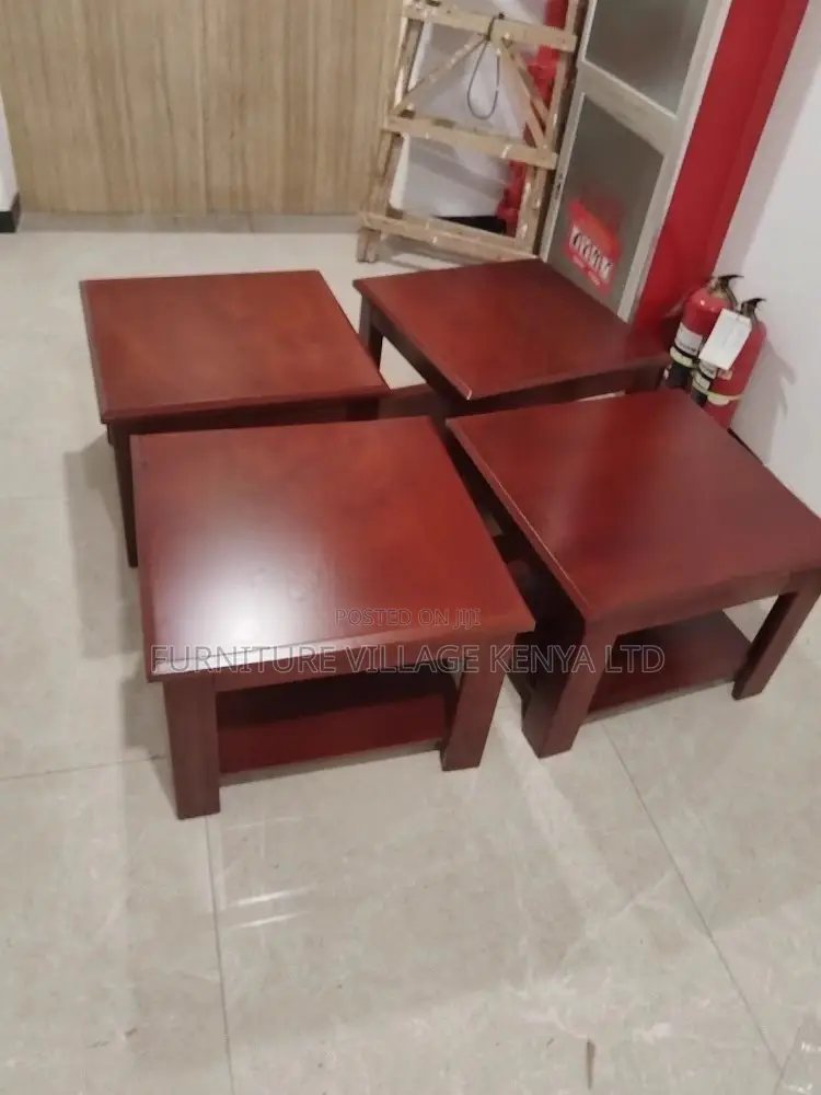 Office Table:Executive Urban-Style Square Coffee Table