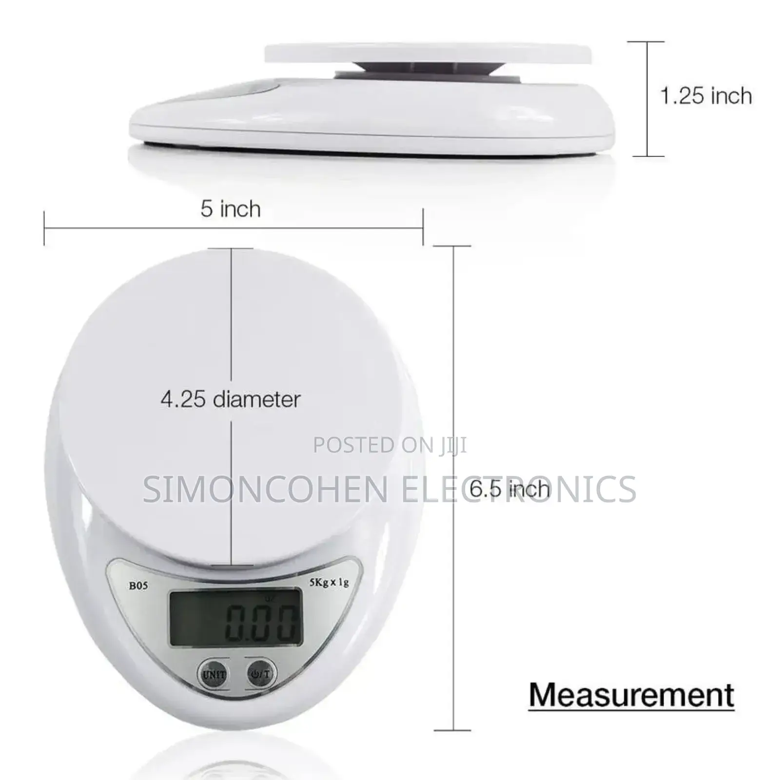 Versatile Kitchen Weighing Scale(With Free Batteries)