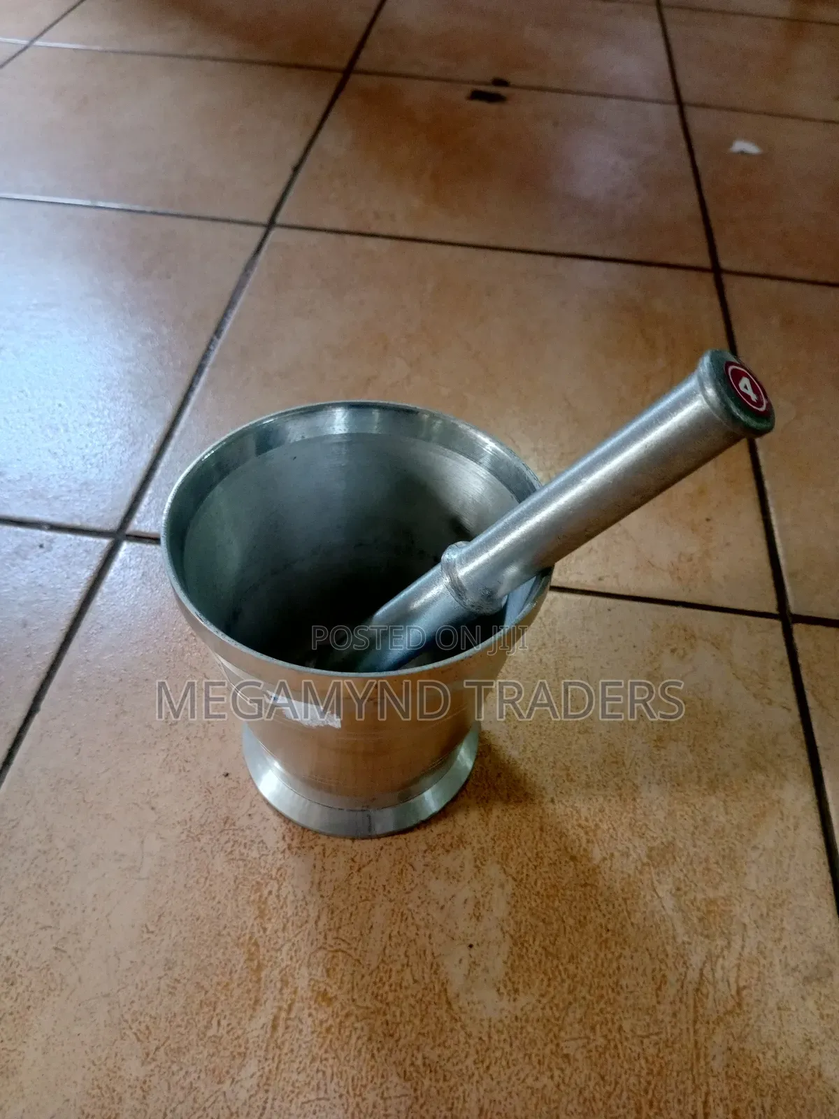 Aluminium Mortar And Pestle /Kinu /Garlic Crusher