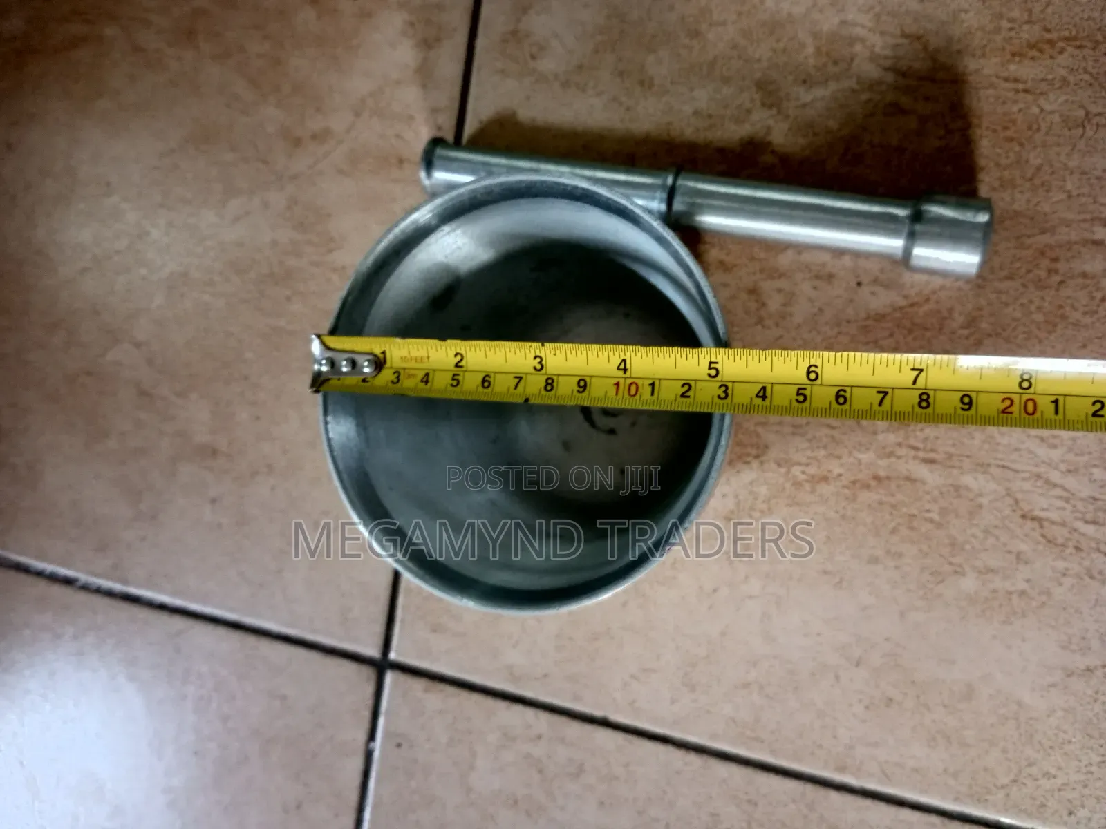 Aluminium Mortar And Pestle /Kinu /Garlic Crusher