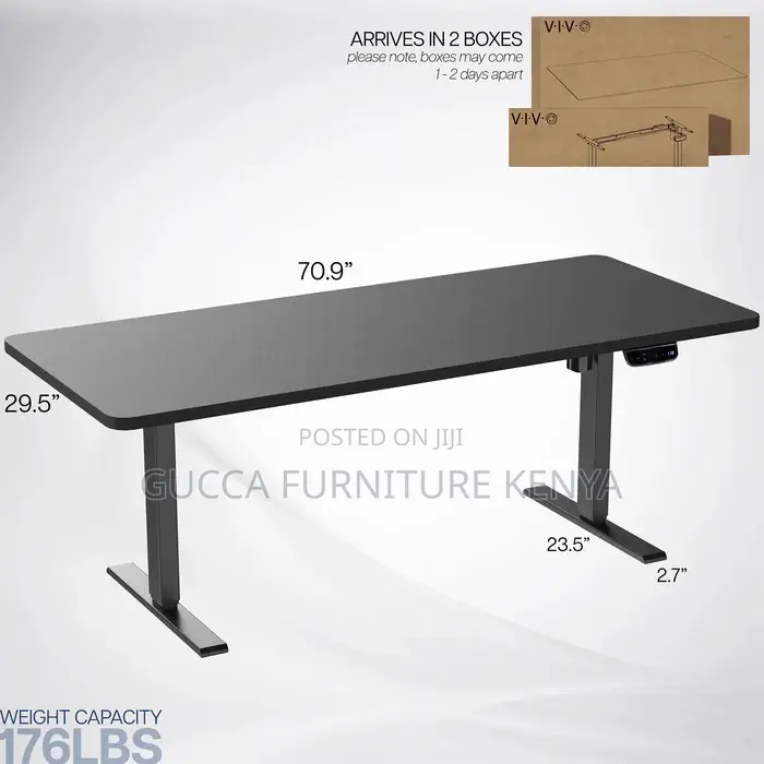Office Desk:160cm Electric Desk With Touch Memory Controller