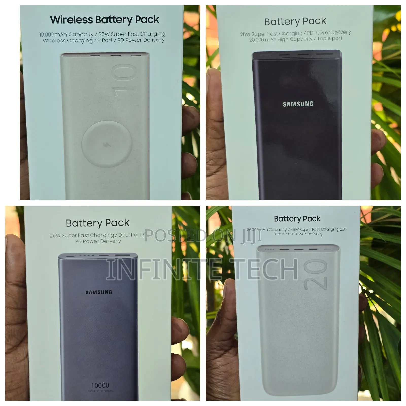 Samsung Powerbank Wireless Charge 10,000mha