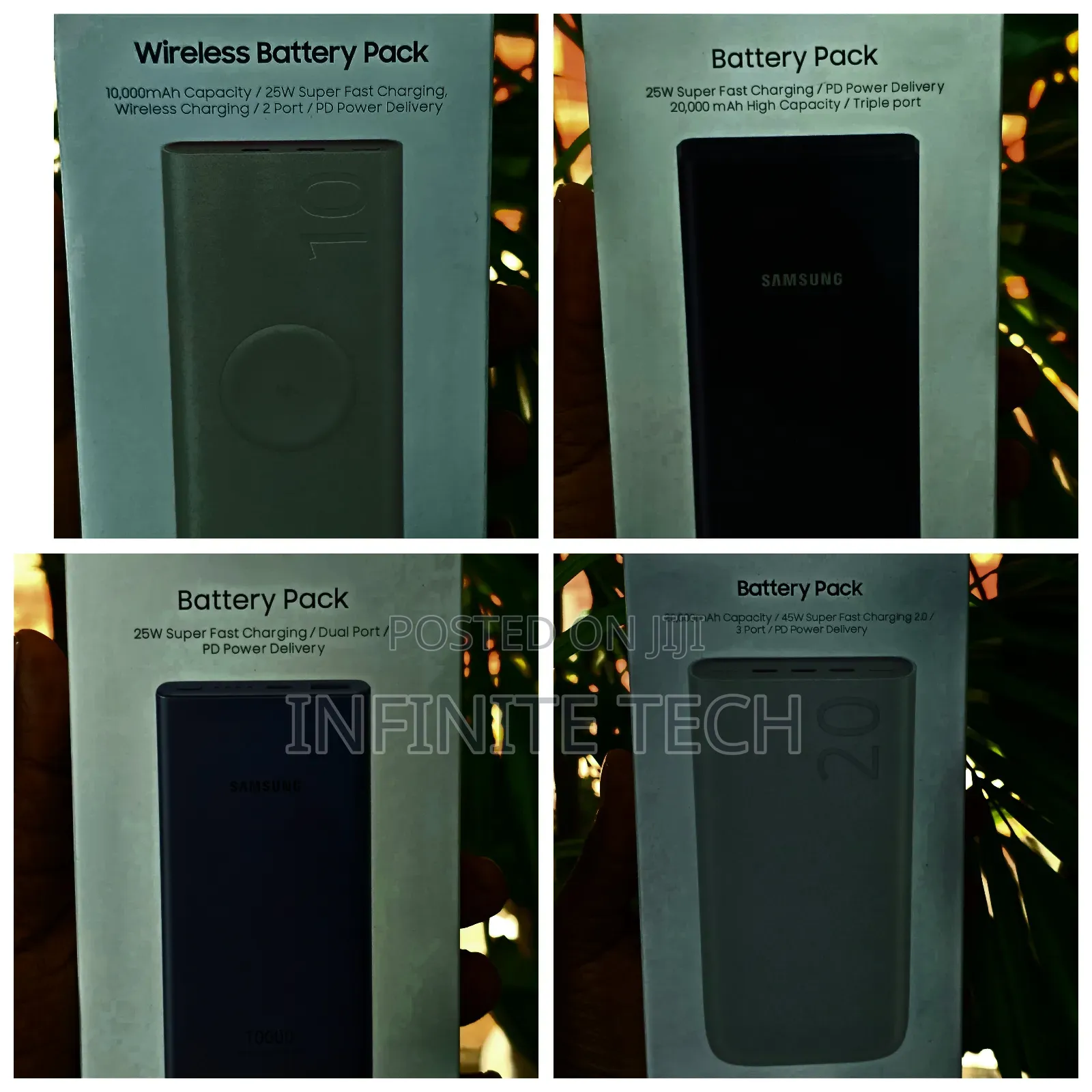 Samsung Powerbank Wireless Charge 10,000mha