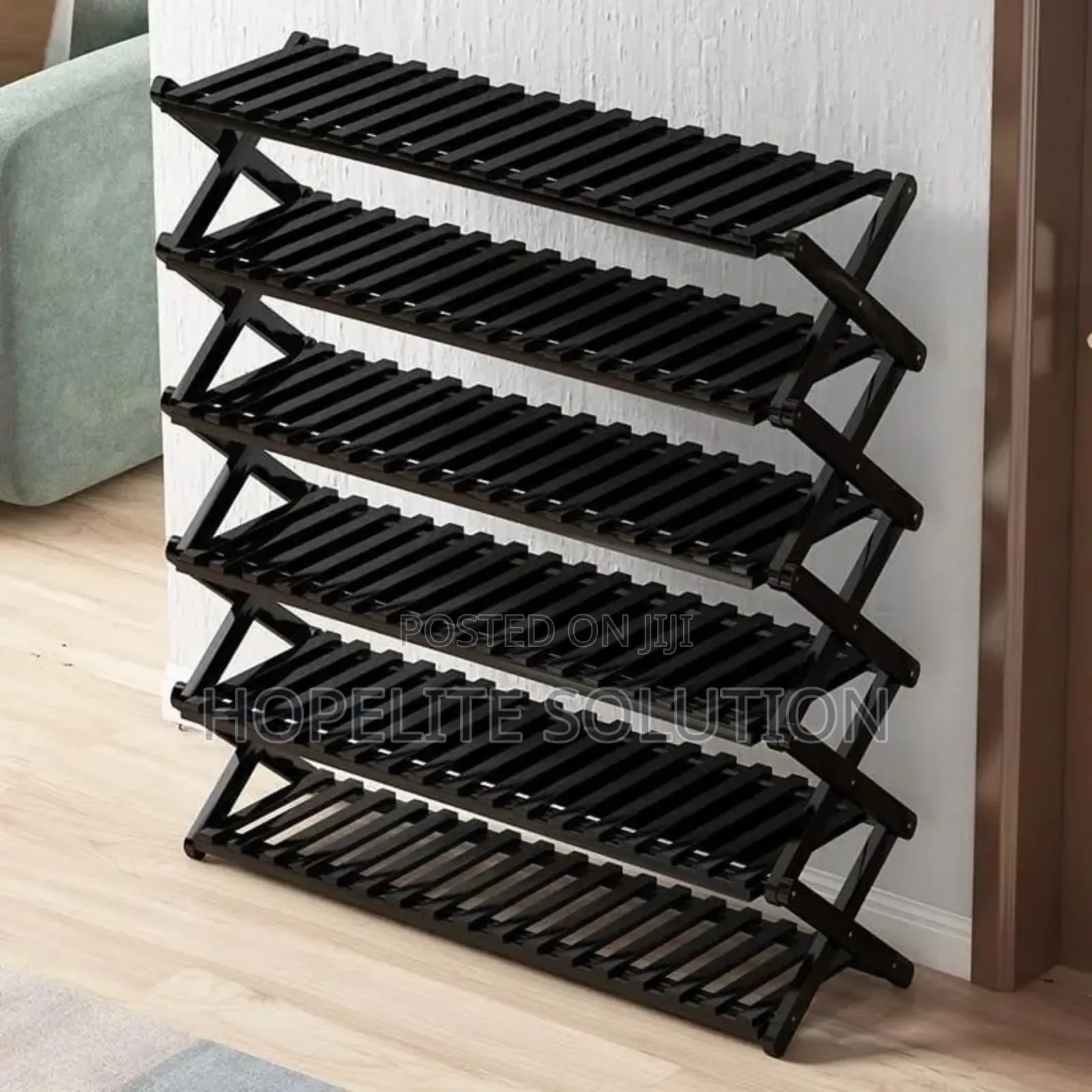 Thicken 6 Tier Bamboo Shoe Rack