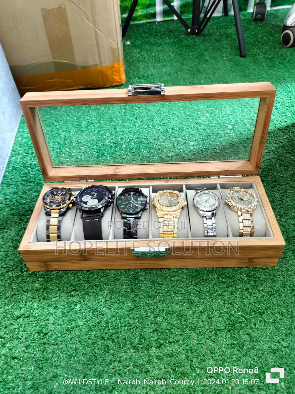 6 Slot Wooden Watch Organic
