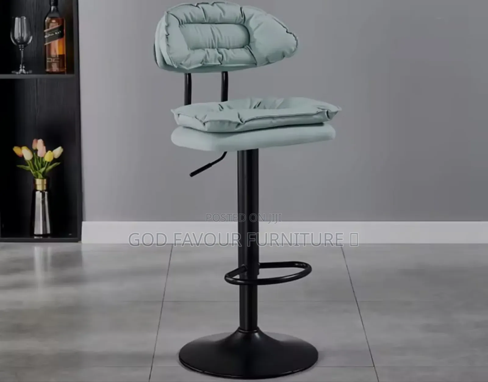 Elegant Comfy Padded Counter Bar Stool Gd9k