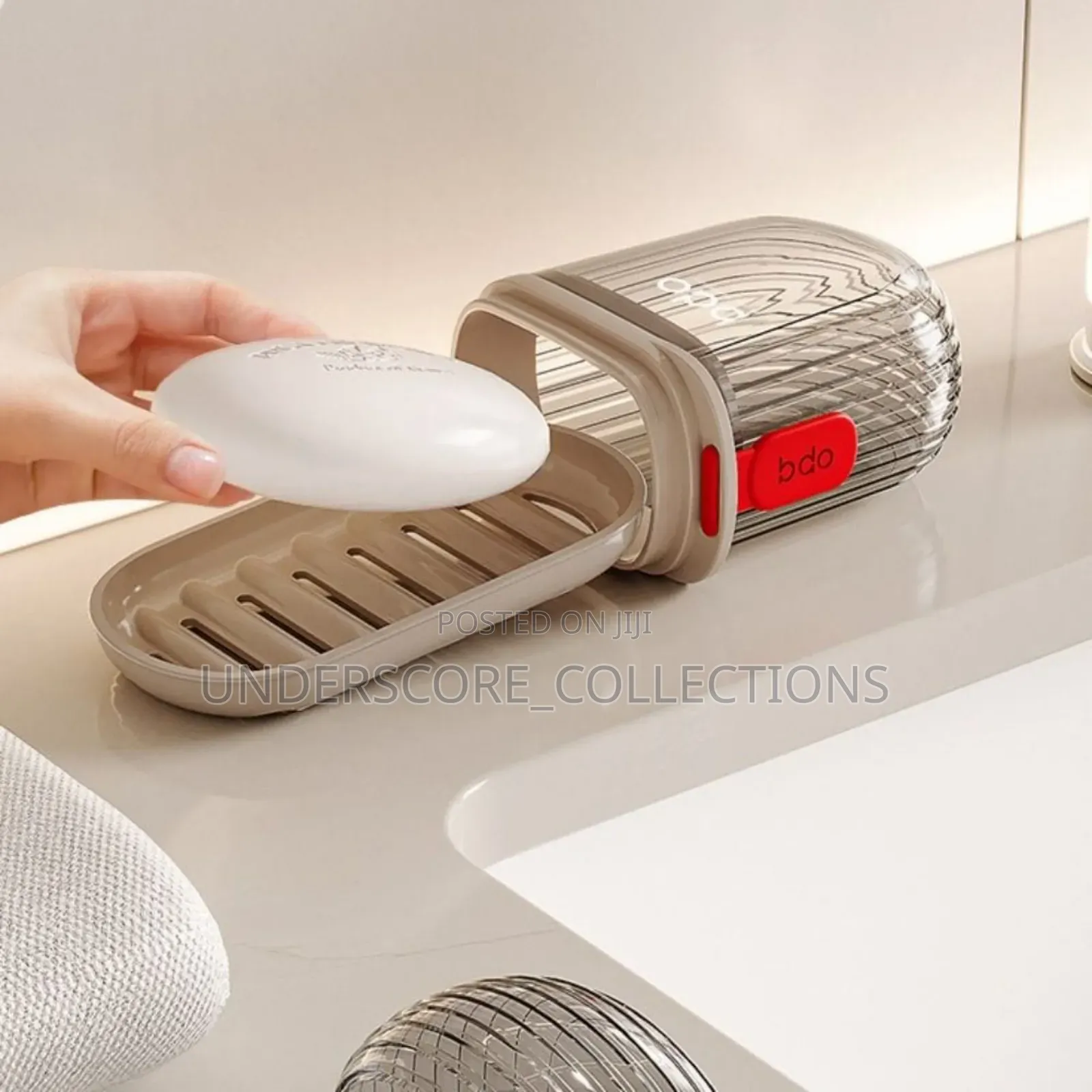 Travel Soap Dish Case(Clear)