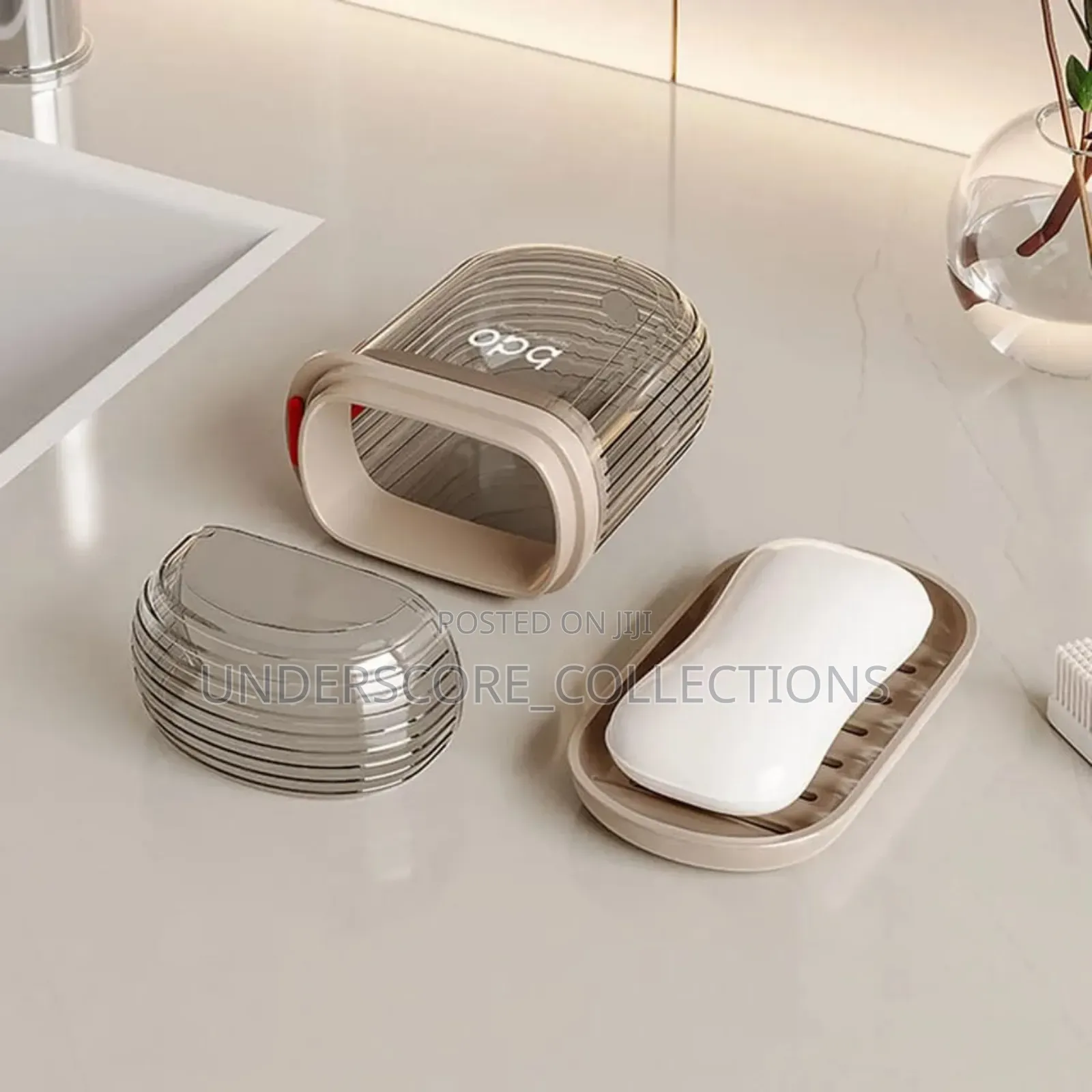 Travel Soap Dish Case(Clear)