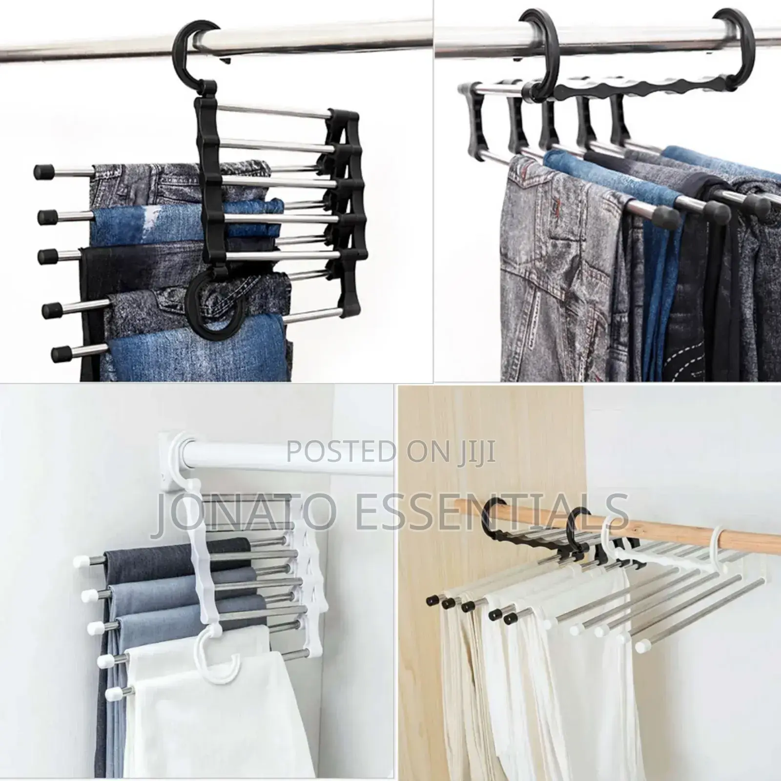 5 in 1 Trousers or Pants Hanger, Clothes Hangers