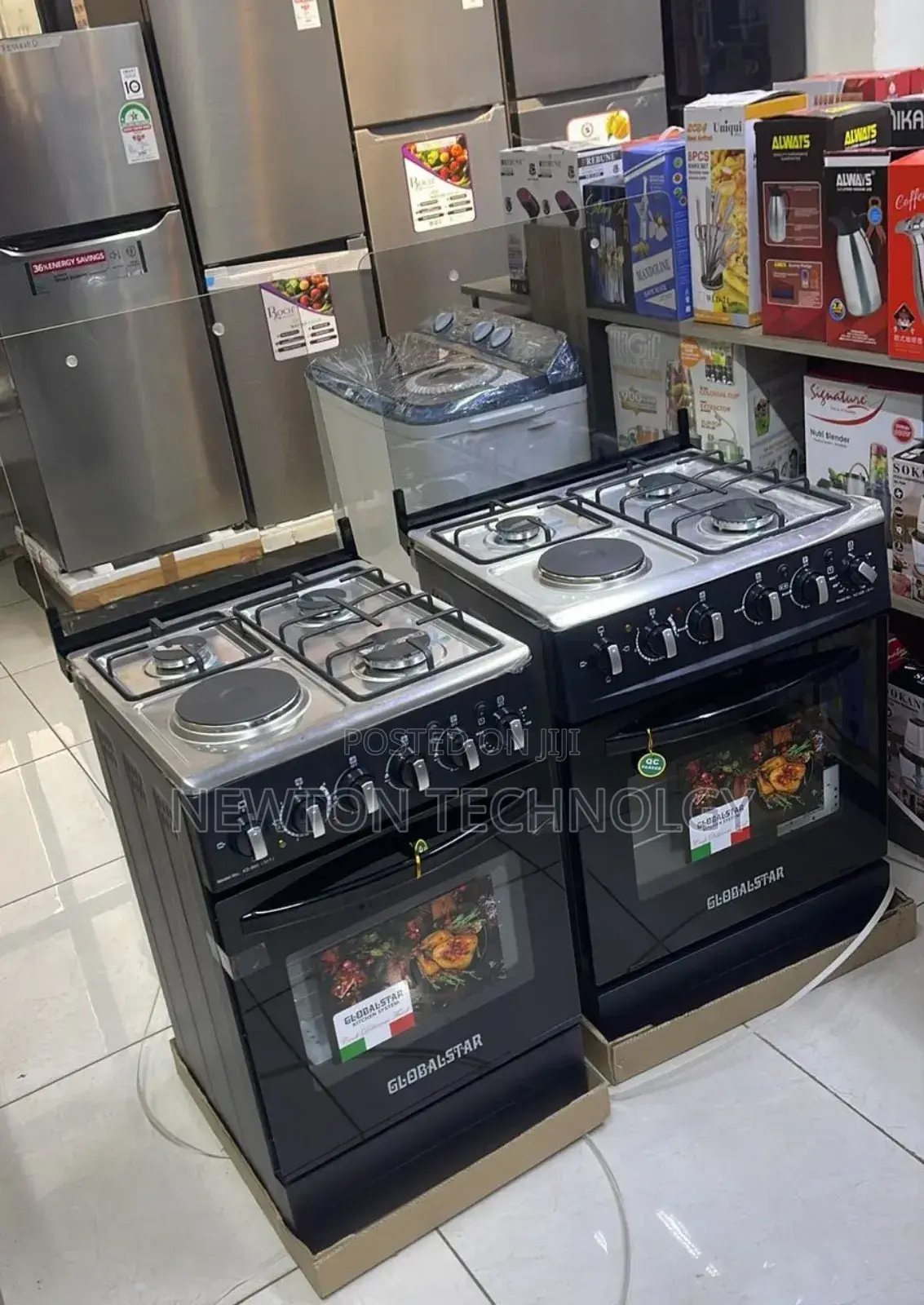 Black 50*55 Globalstar Jet 3+1 Standing Cooker