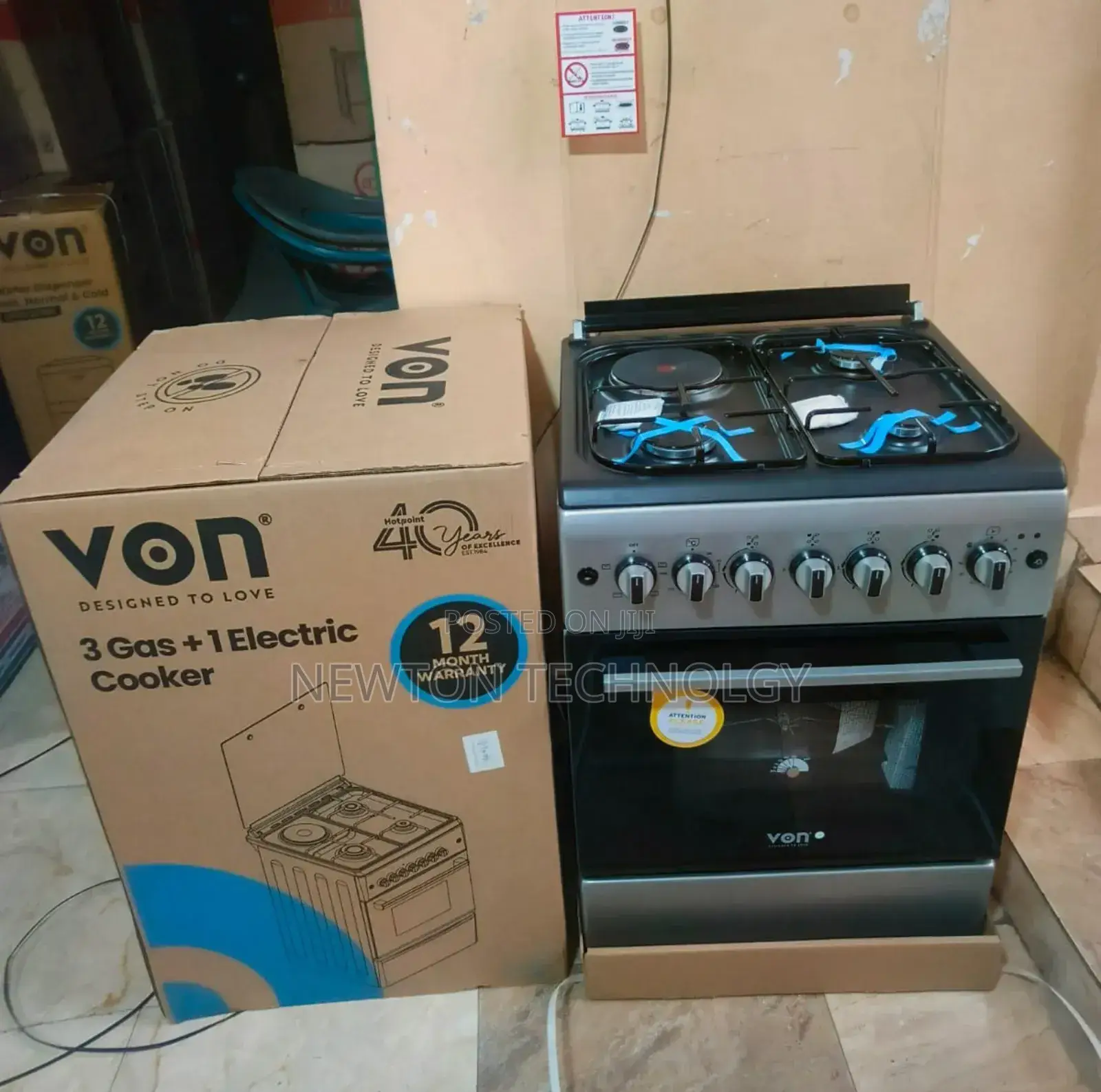 Von 3+1e58*58 Standing Cooker