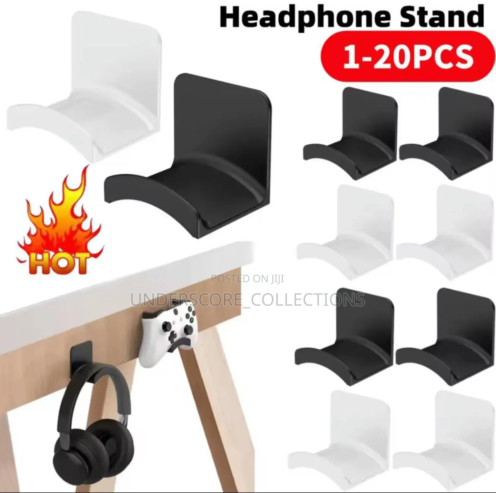Headphones Organizer Hooks