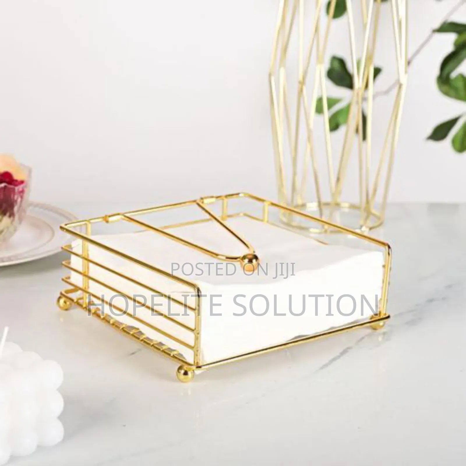 Metallic Serviette Holder