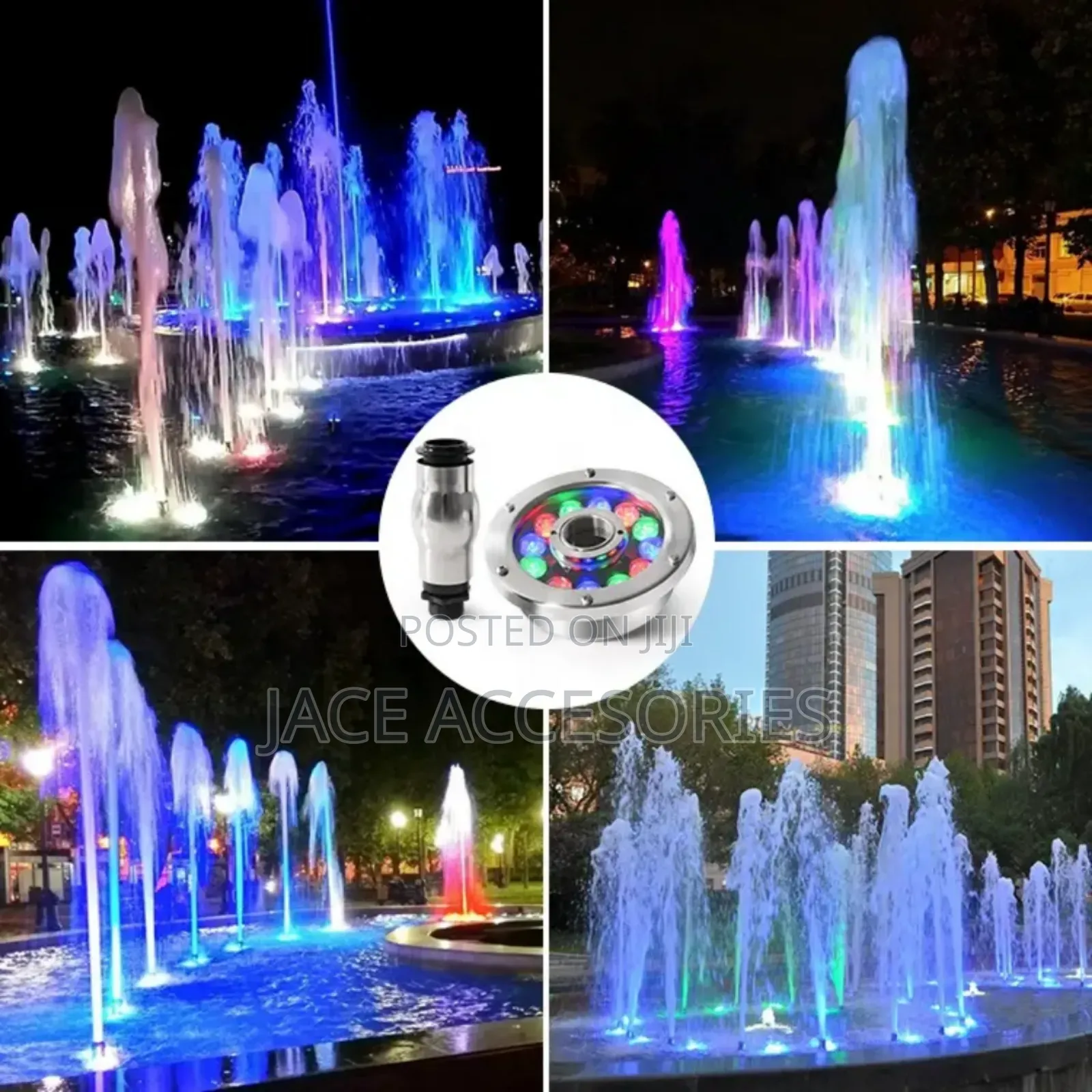 Outdoor Ip68  Foam Nozzle With Light
