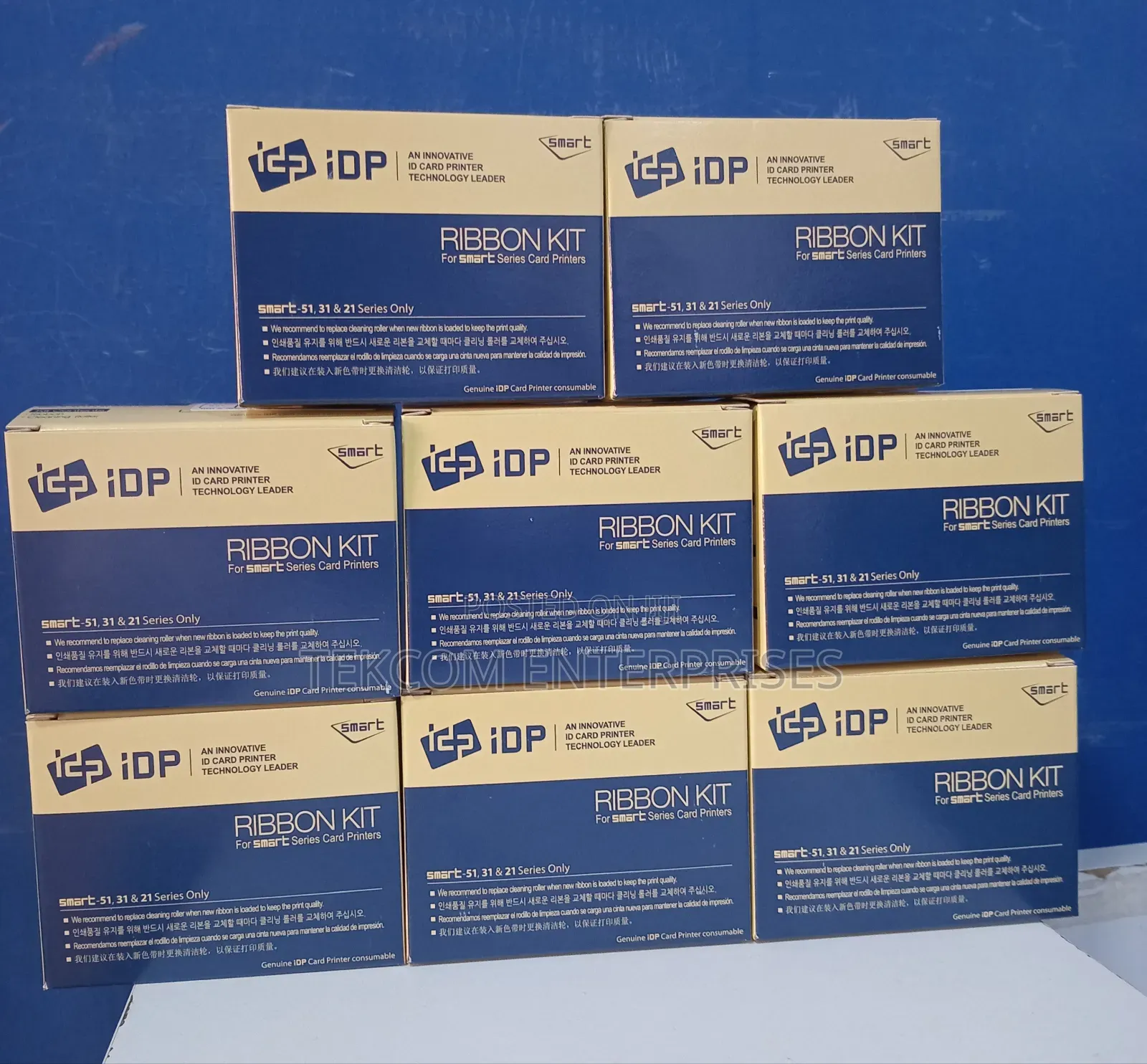 Idp Smart S51 Dual Color Ribbon Ymcko - 250 Prints -Datacard