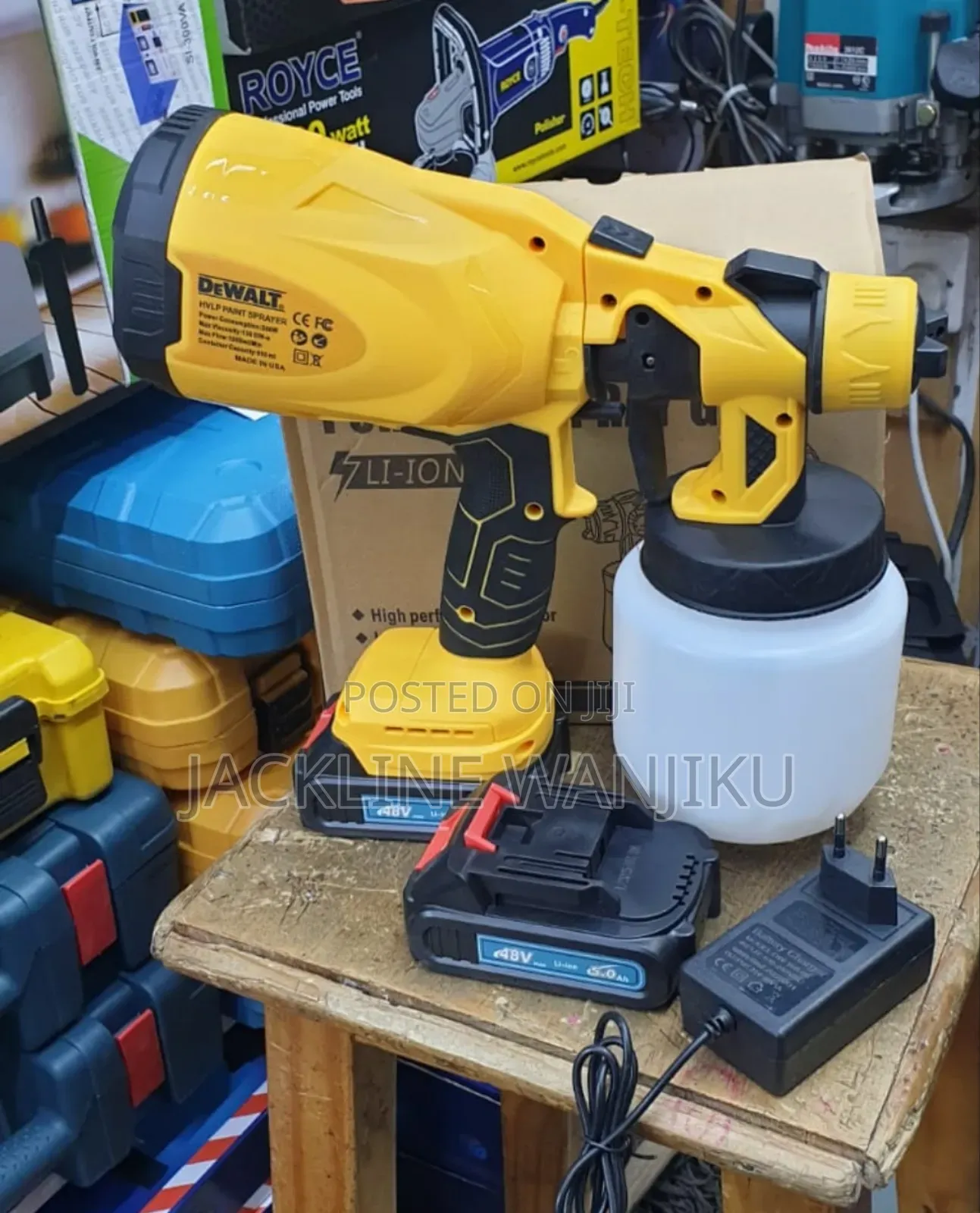 Rechargeable Dewalt Spray Gun/ Dewalt Cordless Spray Gun