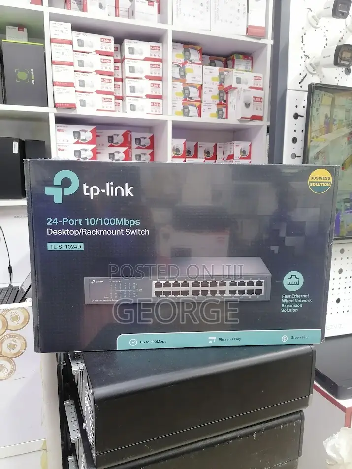 Tp-Link 24-Port 10/100mbps Desktop/Rackmount Switch
