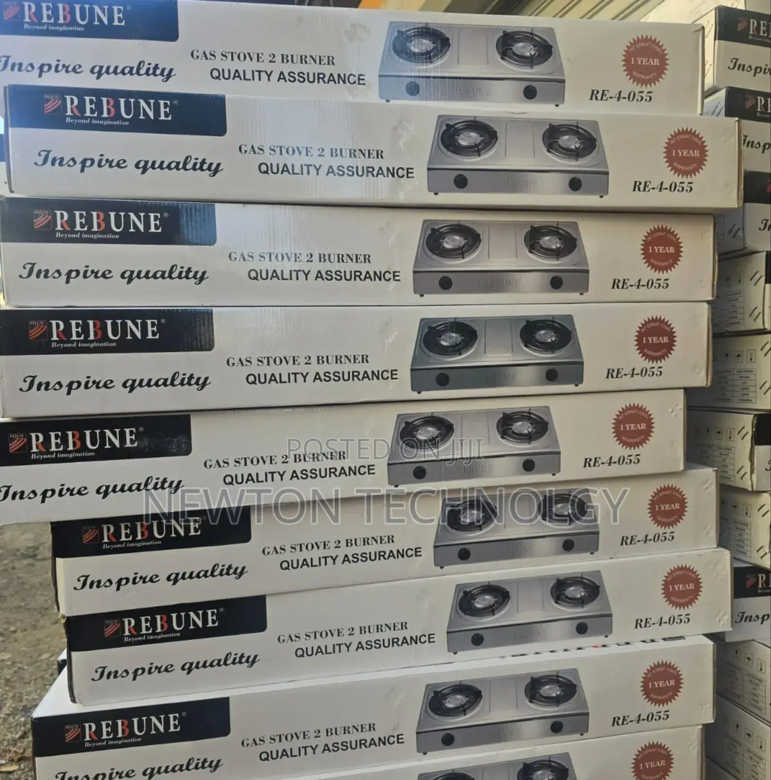 Rebune 2 Burner Gas Stove Cooker