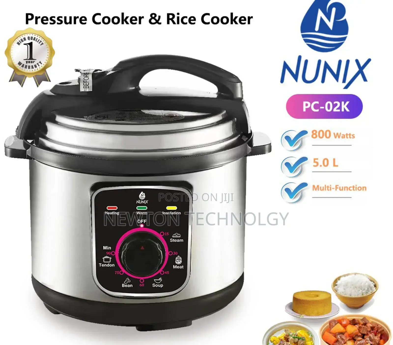 Pc- Electric Pressure Cooker Nunix