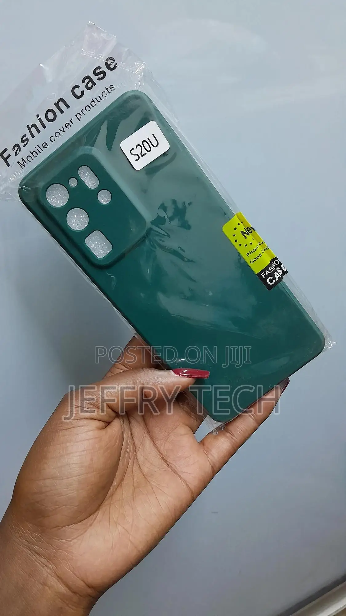 Olixer Samsung Galaxy S20 Ultra 5g Soft Silicone Cover-Green
