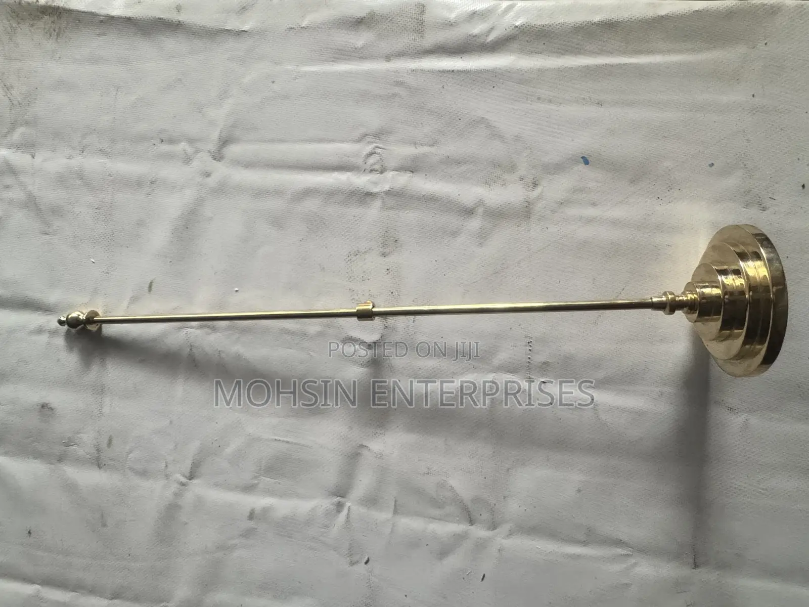 Vip Pure Brass Silver Table Flag Stand – 18 Inch