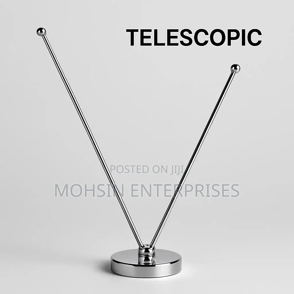 Telescopic Dual Flag Stand With Sleek Chrome Finish