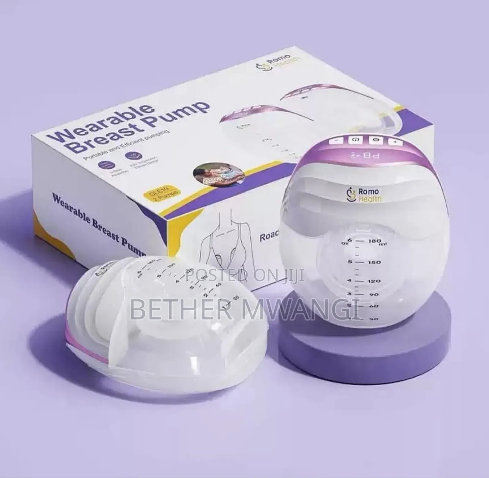 Romo Health Double Wearable Breast Pump in Kenya