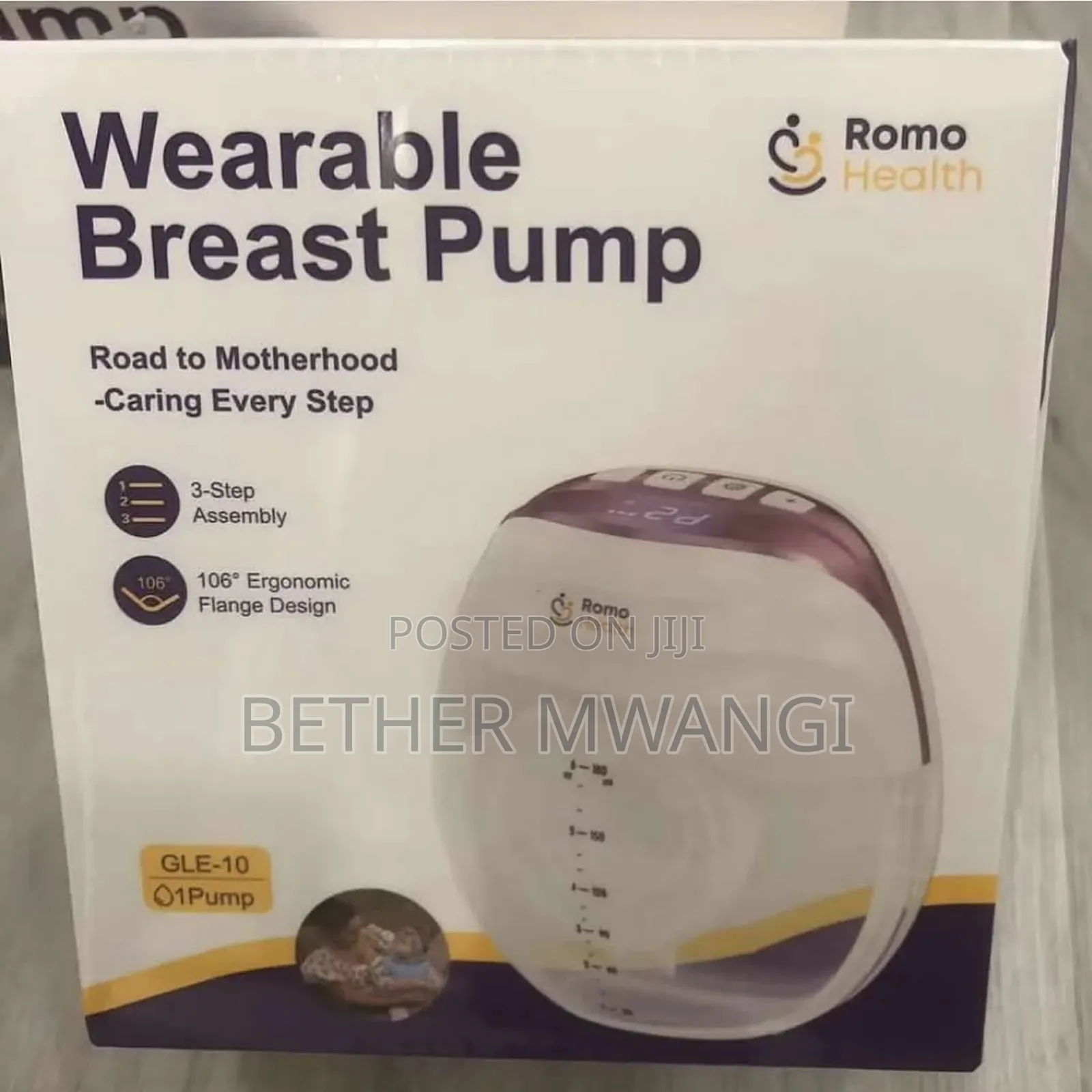 Romo Health Single Wearable Breast Pump in Kenya