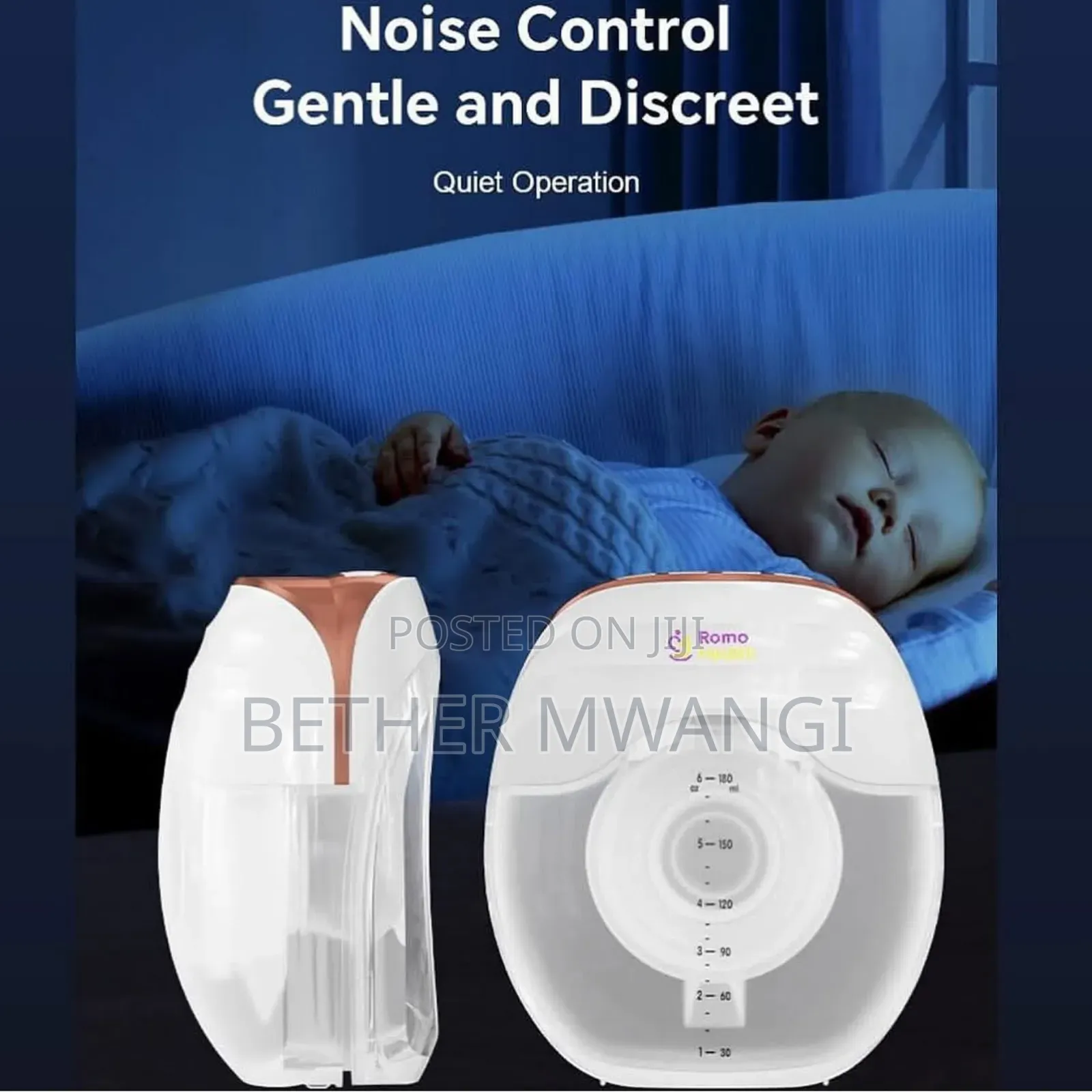 Romo Health Single Wearable Breast Pump in Kenya