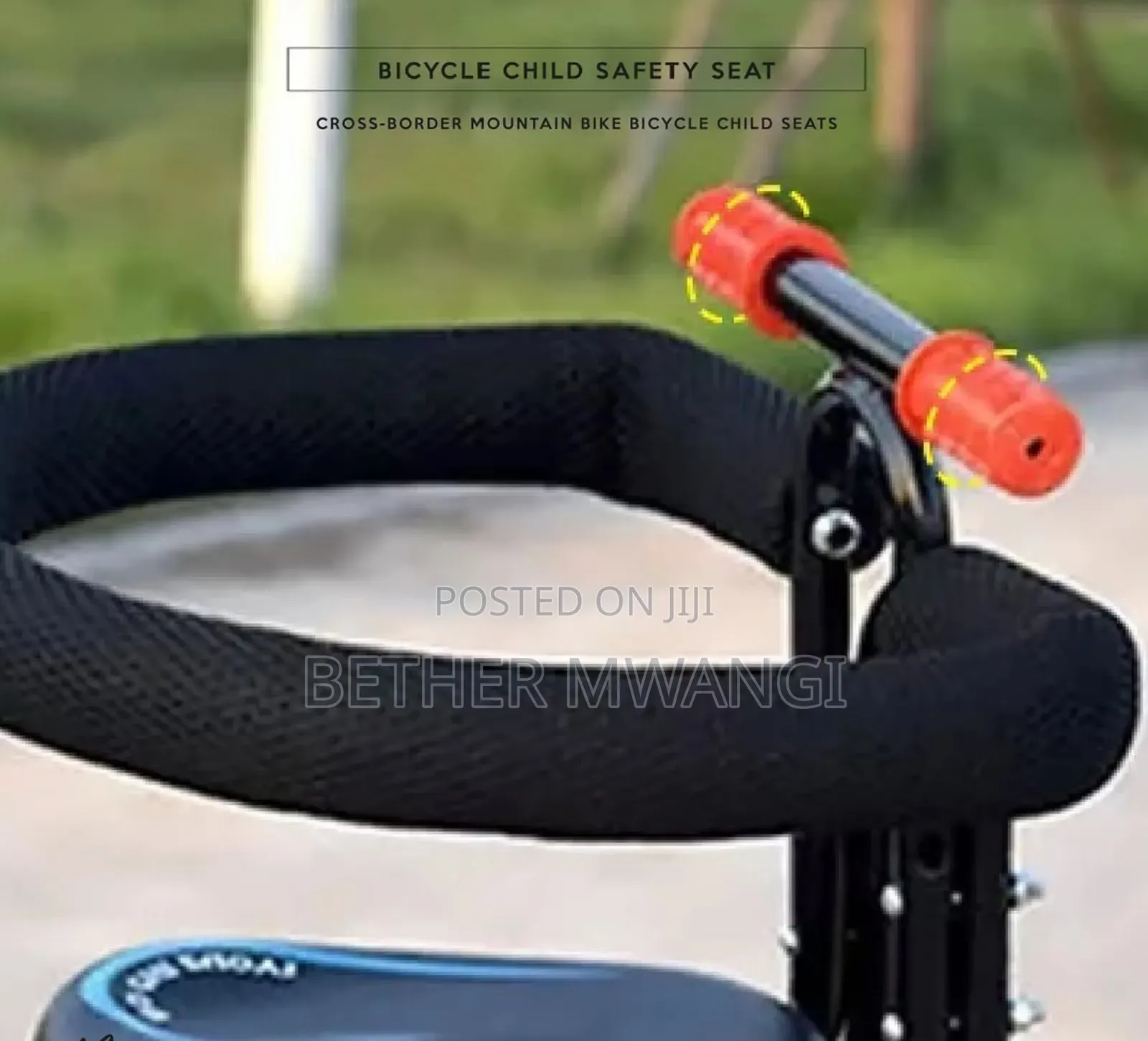 Front Mounted Child Bike Seat in Kenya