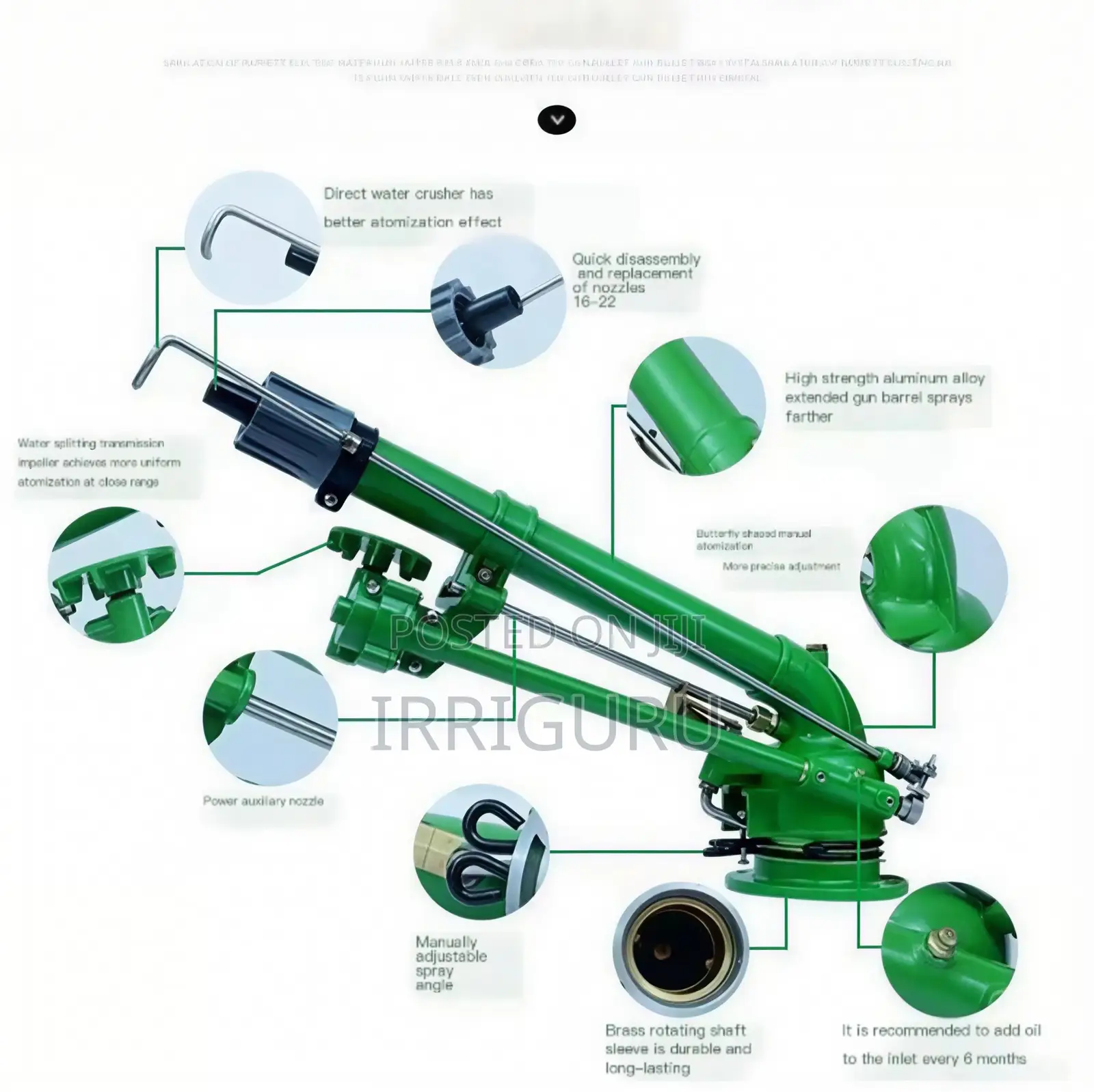 50 Farmland Irrigation Booster Sprinkler Irrigation Machine