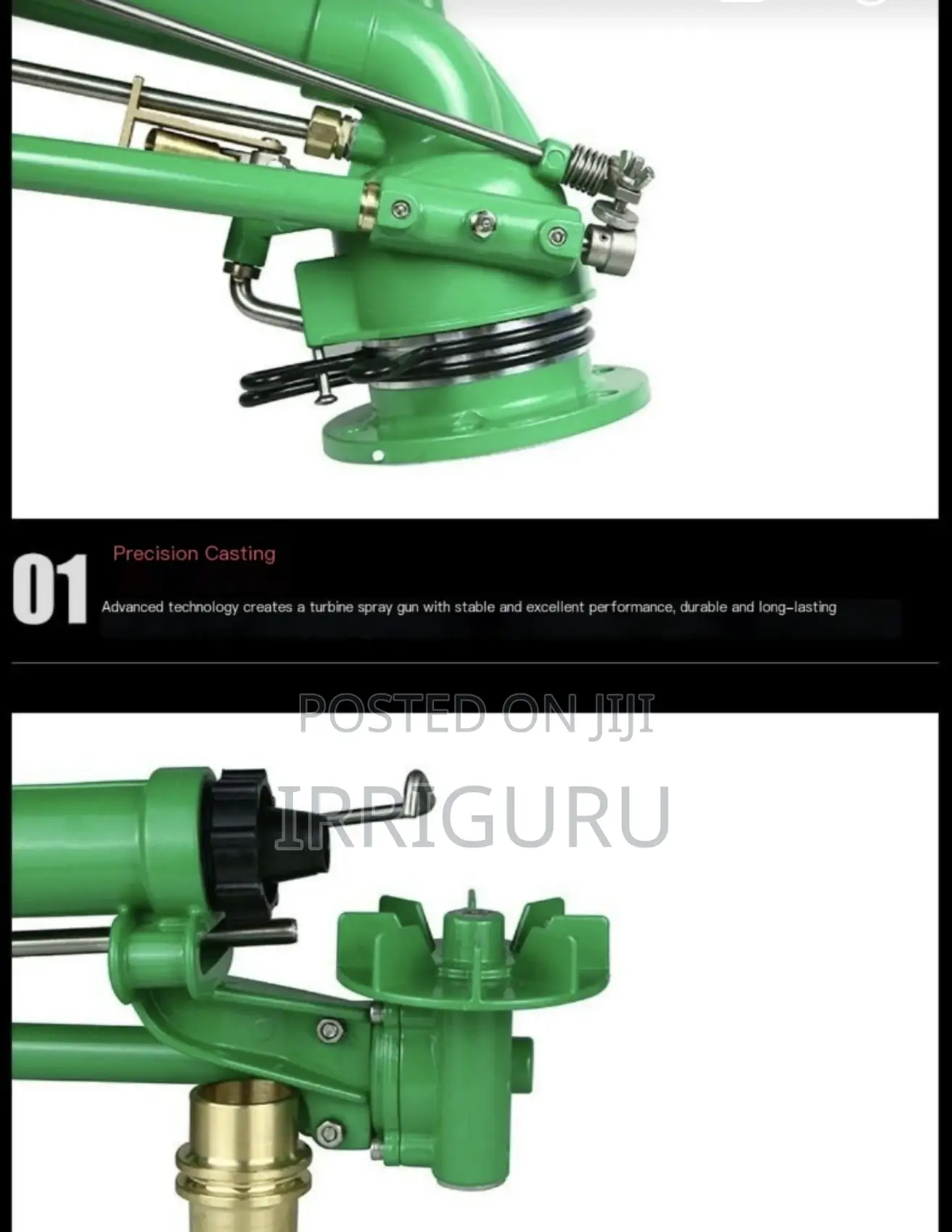 Corn Irrigation Turbocharged Sprinkler Irrigation Machine