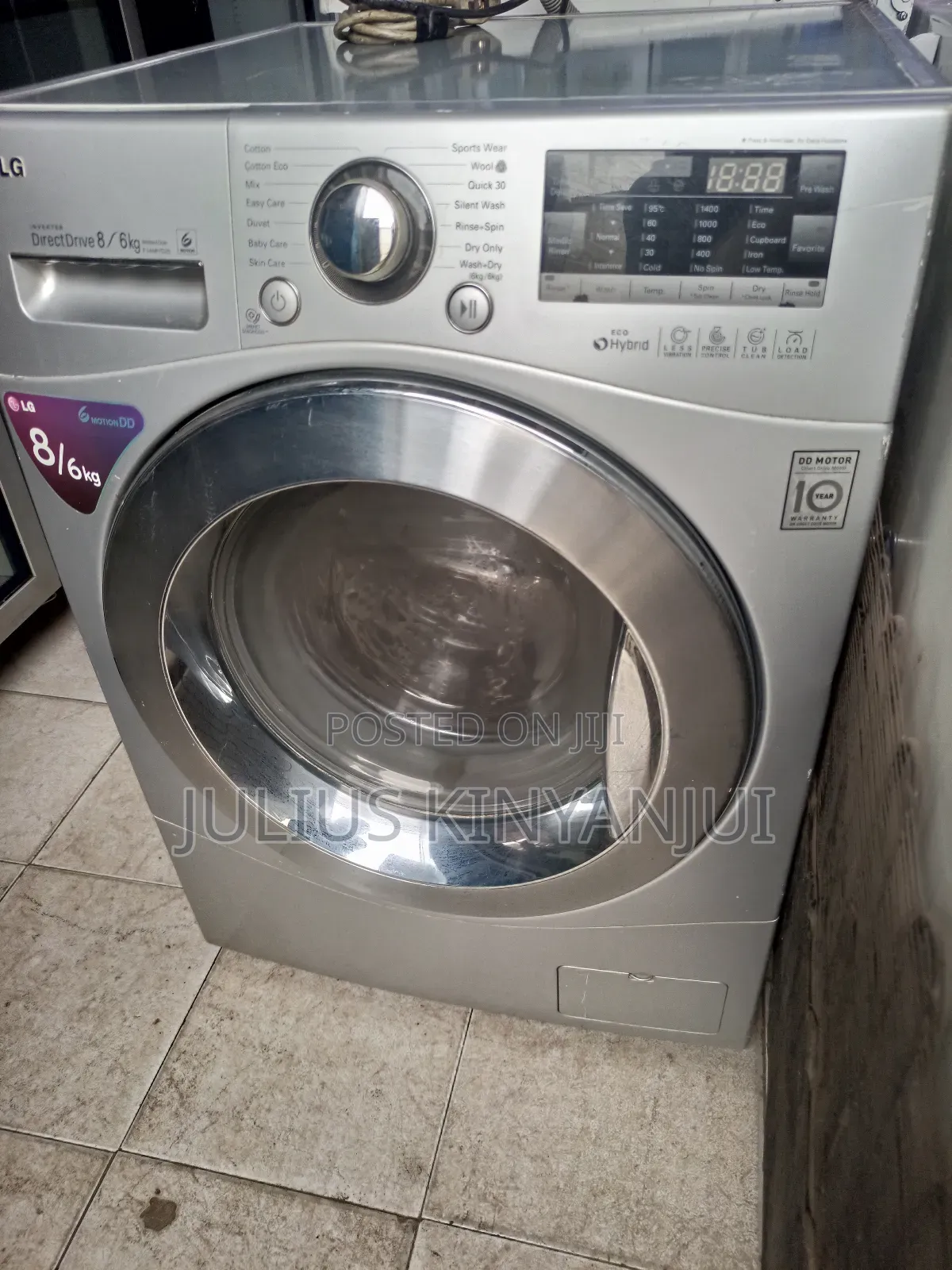 Direct Drive 8/6 Kg Washer Dryer