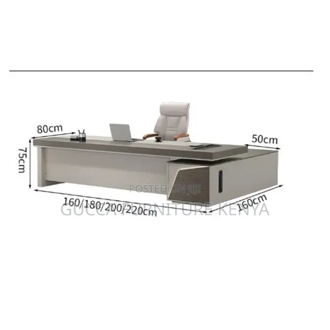 Office Desk:180cm Supervisor Stylish Office Corner Desk